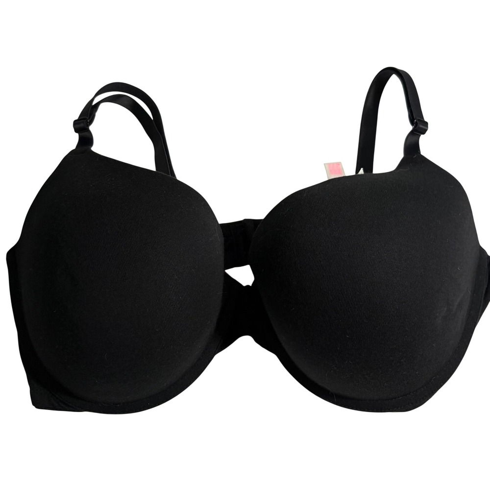 Pink Victoria's Secret Black Wear Everywhere Push Up Bra in Size 38DD